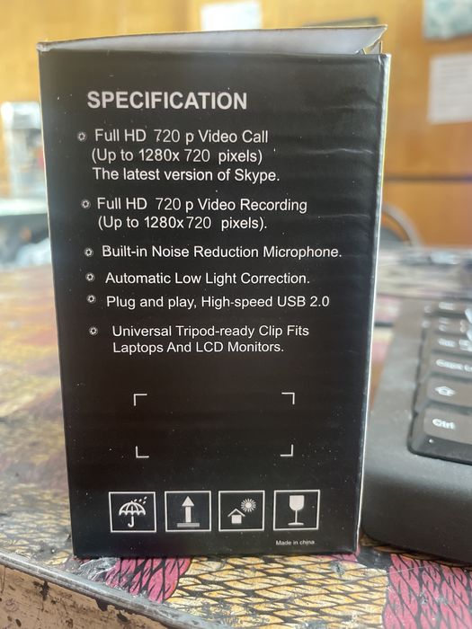 Web camera full hd 720 p