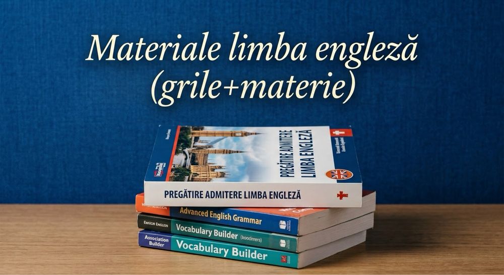 Materiale Engleză Admitere Poliție + Teste Grile Explicate