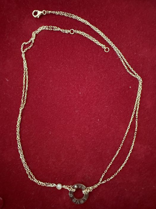 Cartier LOVE PENDANT, 2 diamonds