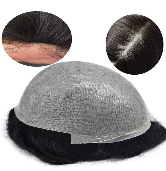 Мужские парики. Мужская накладка на макушку