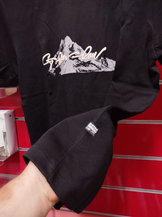 Оригинална тениска G-Star Raw Summit M нова мъжка черна