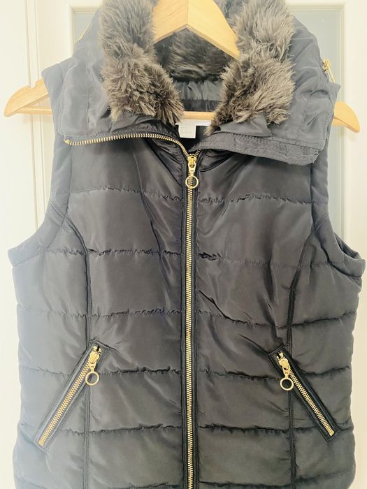 Vestă H&M, neagră, pentru primăvară-toamnă