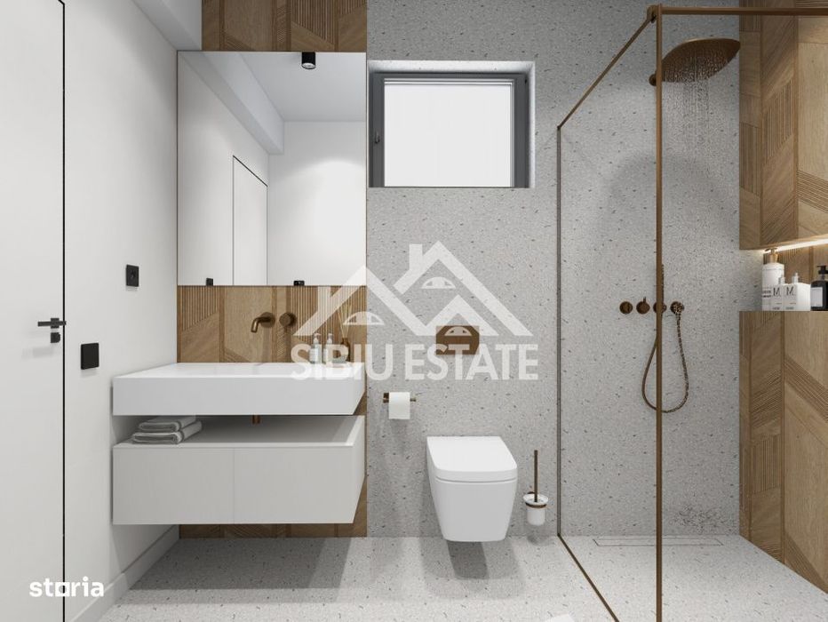 Casa 4 camere, 3 bai, garaj si curte larga, Sibiu Selimbar