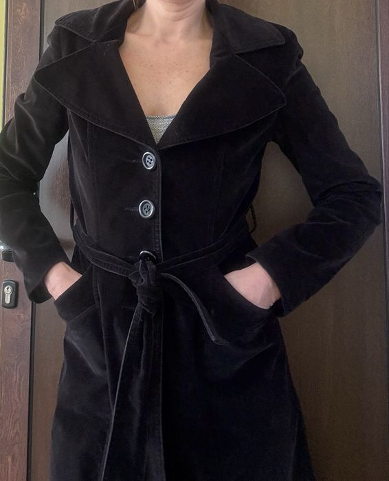 Манто дамско черно KOTON