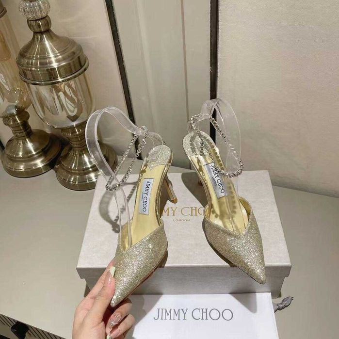 Jimmy Choo Saeda 85 pumps - 85 mm/piele naturala/impecabil/fullpack