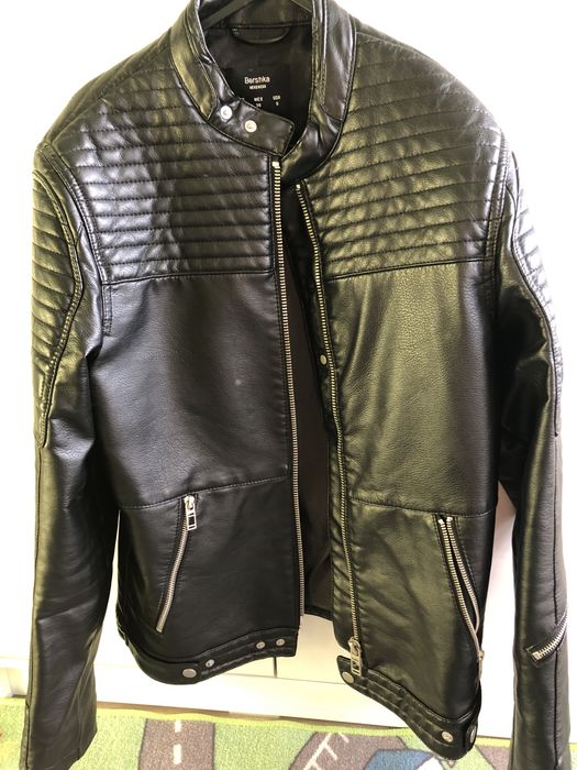 Мъжко кожено яке Bershka