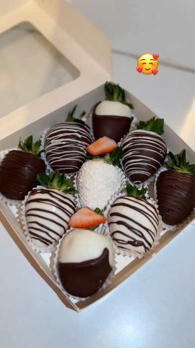 Клубника в шоколаде Калебаут