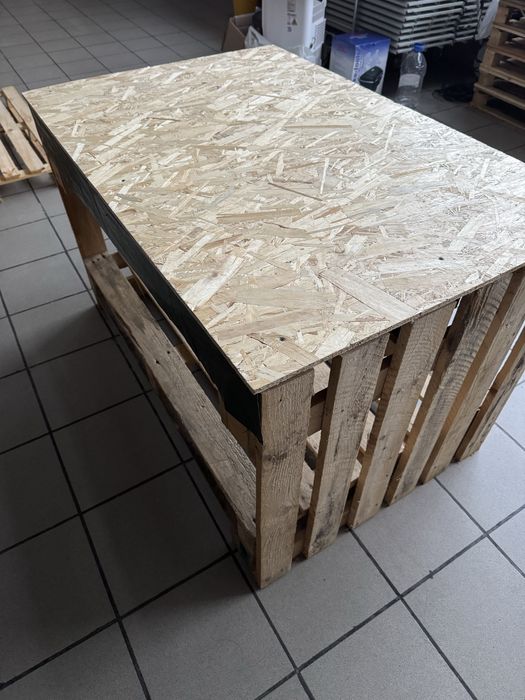 Masa din paleti cu placa OSB 8mm