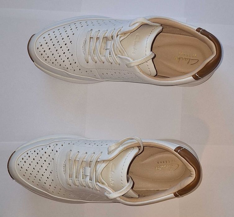 Дамски кожени летни обувки Clarks