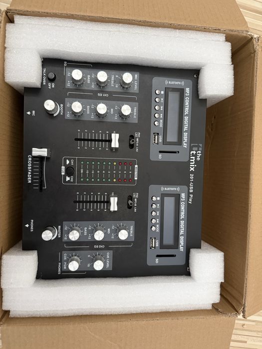 Mixer consola 2 canale the t.mix 201 bt si usb
