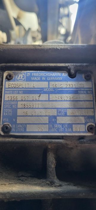 КПП zf 16 на даф 105 с интардер