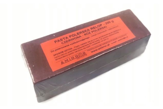 паста за полиране на злато,сребро , мед червена relop 200гр