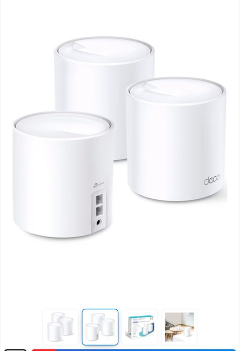 Sistem Mesh Wi-Fi TP-Link Deco X60 (3-pack), AX5400, sigilat, OCAZIE