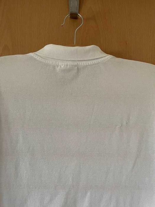 Tricou alb polo Lacoste, marimea XL