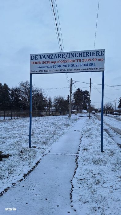 Vand hala in sup de 2300 mp, in Costesti, Arges