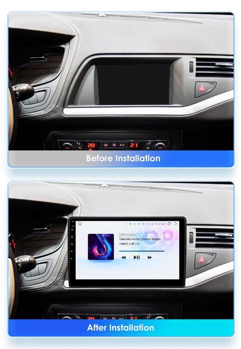 Мултимедия 10" за CITROEN C5 Android 13 CARPLAY навигация GPS RDS DSP