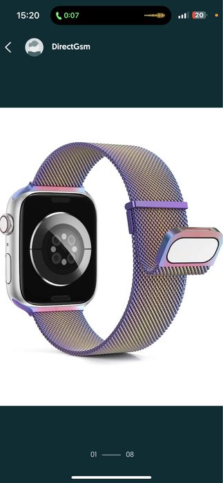 Curea Husa Style Incarcator Cablu Usb Ceas Apple Watch Magnetica