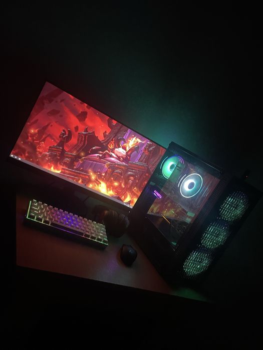 Setup Gaming Complet – i7-8700 / GTX 1660 Ti 6GB / 16GB RAM / SSD 1TB + Monitor & Periferice