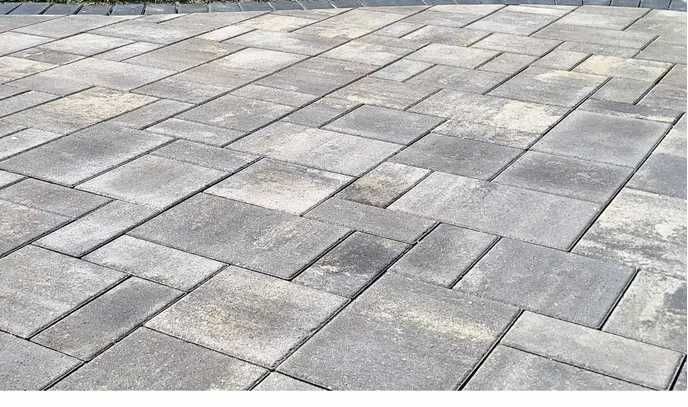 Plăci de pavaj beton grafit ELPRECO 6 cm – rămase din proiect