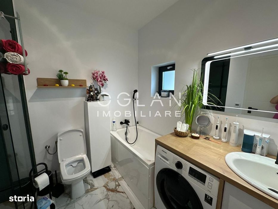 Apartament 3 cam. cu teren 120 MP, la vila