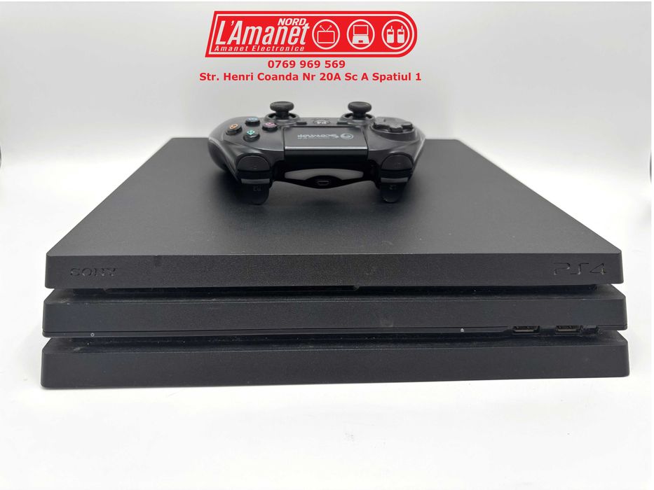 Consola Sony Playstation 4 PRO 1TB Negru 1 Controller Stare Buna - Nord