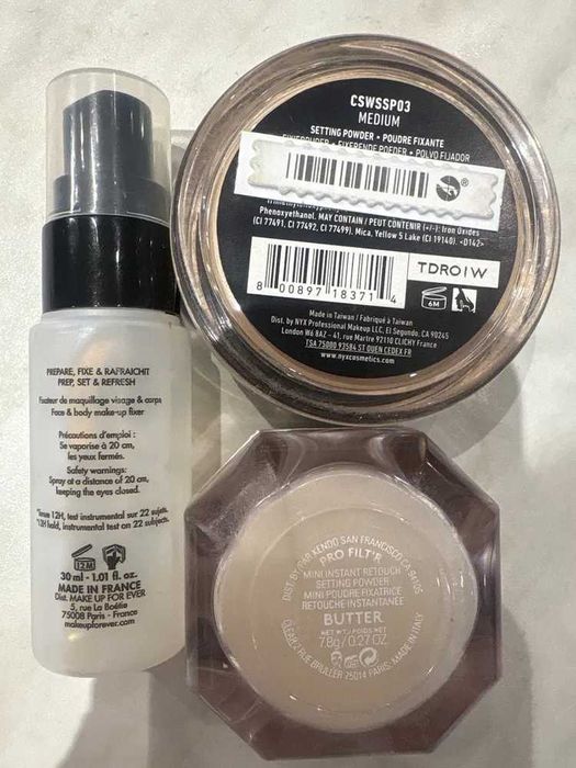 Makeup for ever, fenty kylie nyx