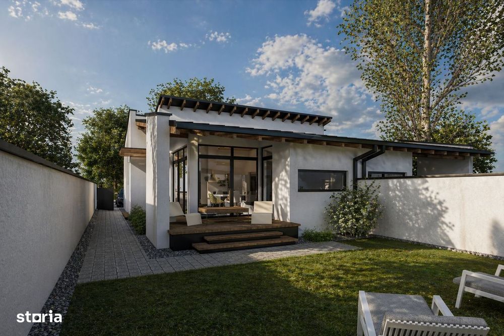 Duplex pe parter –  teren generos. Comision 0%