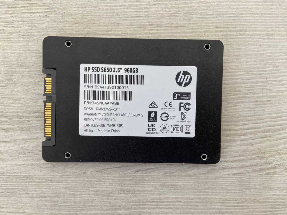 SSD Sata HP S650 960GB