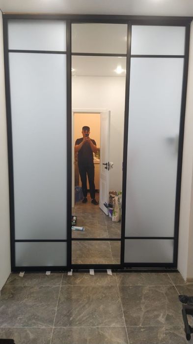 Стеклянные перегородки,Душевые кабины