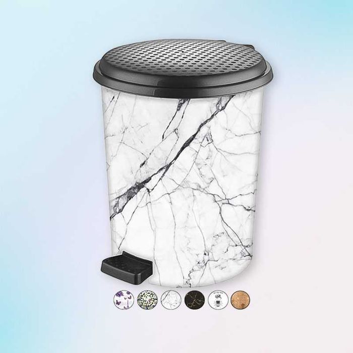 Кош с педал ELIF, 20 L, с крак повдигащ механизъм на капака, различни модели