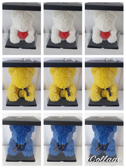 Figurina ursulet decor floral