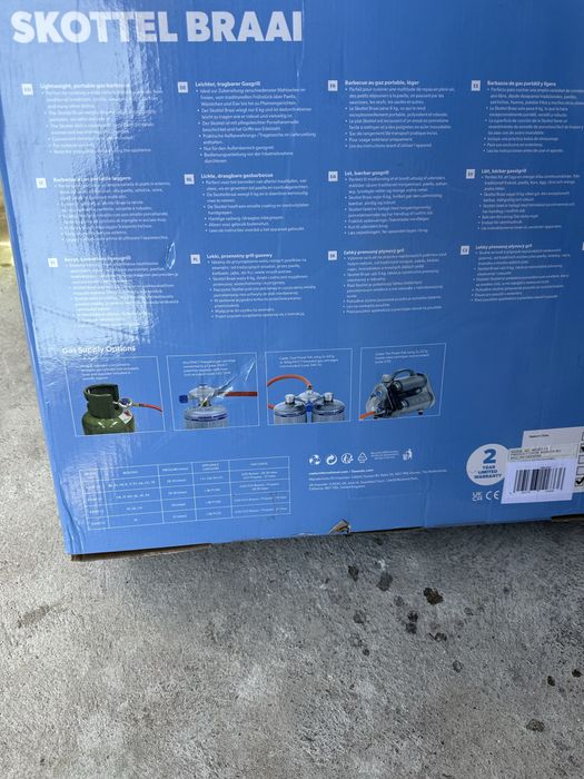 Тефлонова плоча котлон барбекю на газ за къмпинг