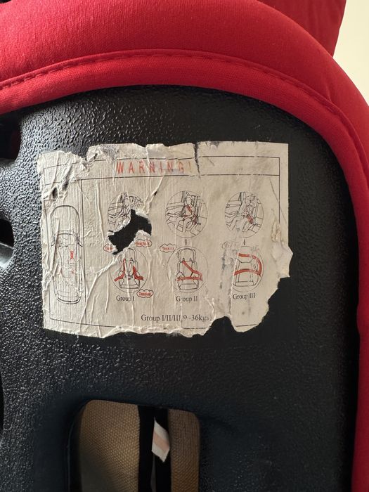 Автокресло 9-36 кг