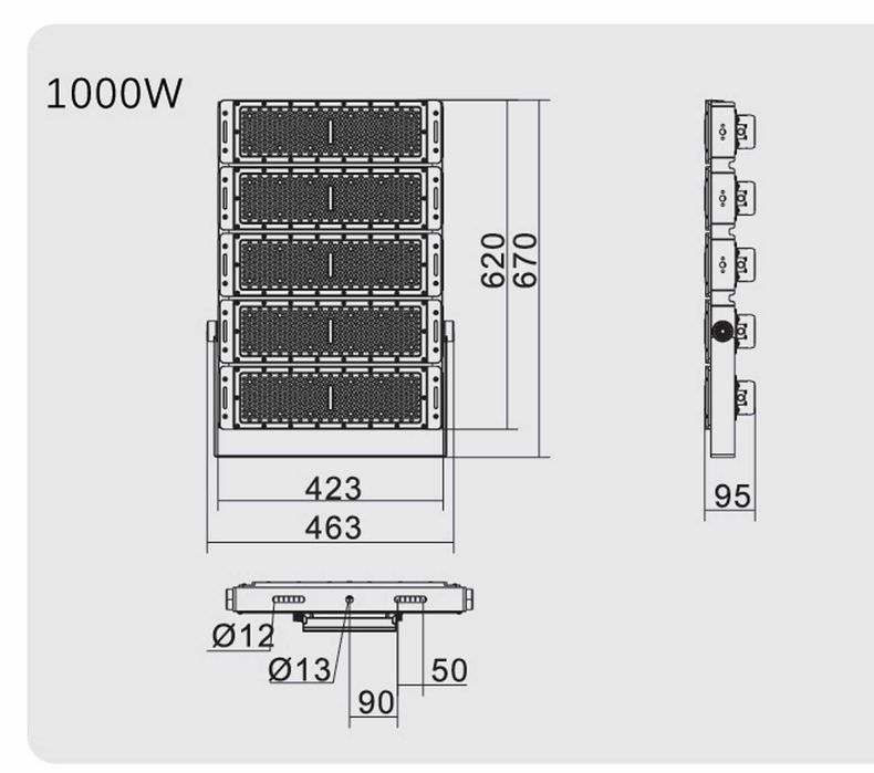 Светодиодный Прожектор Мощность 1000W