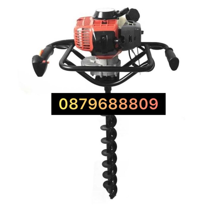 Бензинов Моторен Свредел Двутактово Охлаждане WERSTIL 5.2к.с