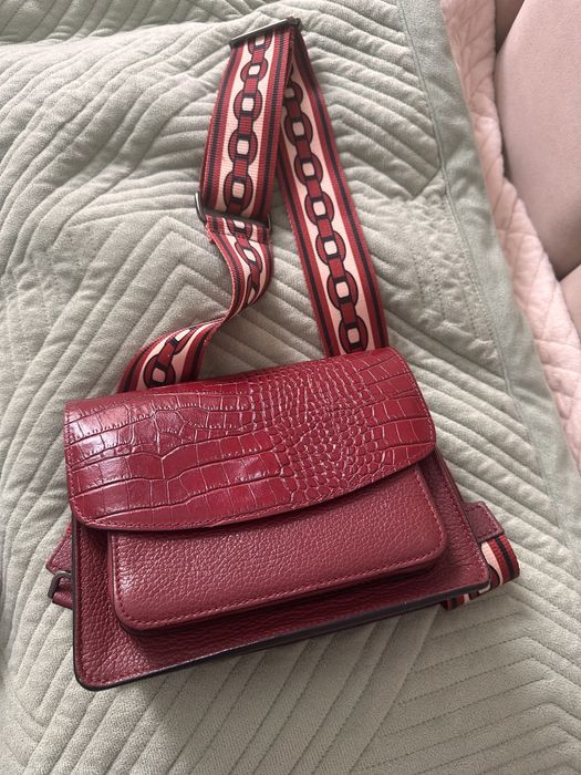 Сумка натуральная кожа bomand