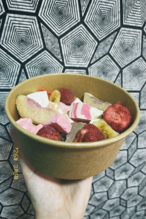 Сублимированный фрукты и морожный