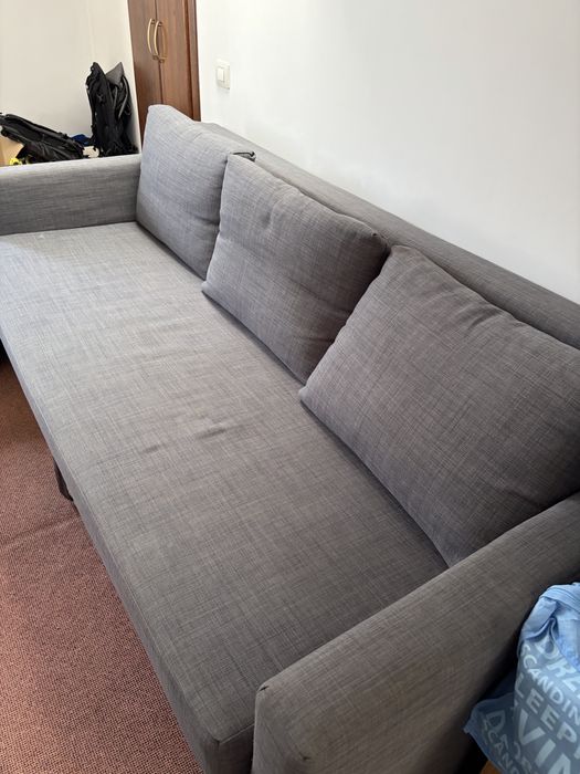 Canapea extensibila ikea + topper cadou