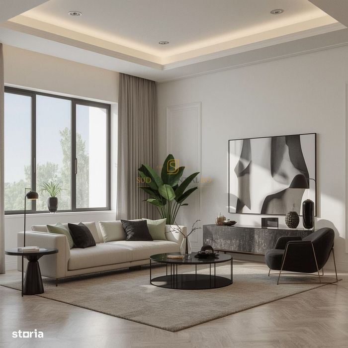 Apartament in ansamblu rezidential, Vidra - 2 camere+balcon, 54 mp