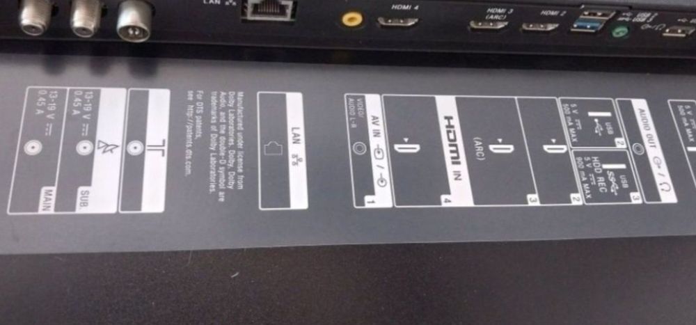 Смарт телевизор Sony 4К 124см. С кронштейном.