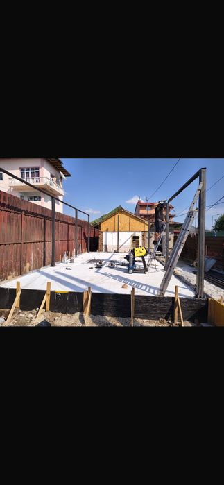 Case pe structura metalica, de la zero, la cheie. Placari fibrociment.