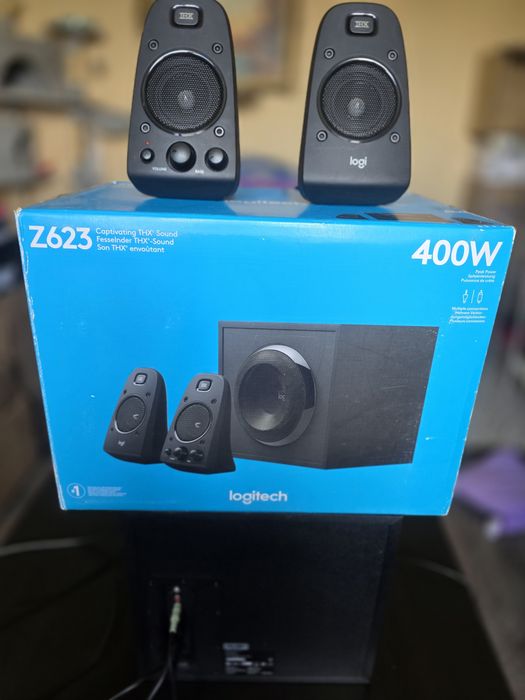 Logitech Z623 – Sistem Audio 2.1 THX, 400W • Ca nou • Foarte puțin folosit