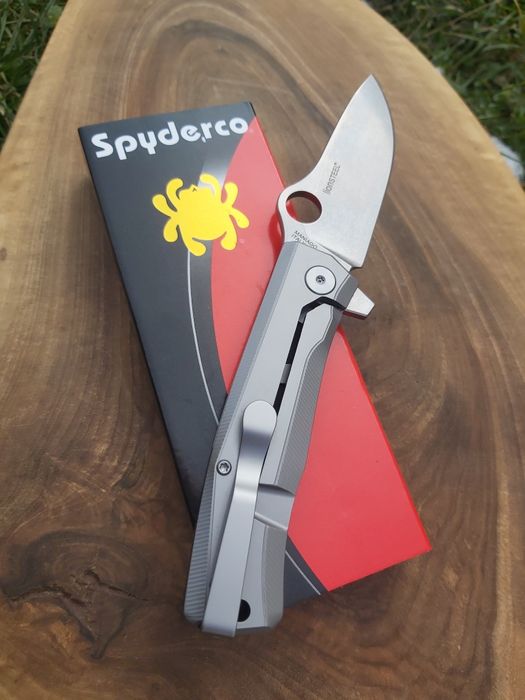 Сгъваем джобен нож Spyderco SpyMyto,Micarta/Titanium, С265