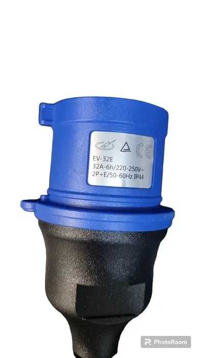 32А тесла адаптер конектор кабел букса син 7.4kw 32а 220 Tesla зарядно