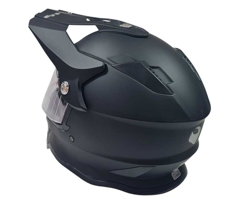 Черна мат крос каска за мотор, мотокрос, ендуро и АТВ - размери М и L