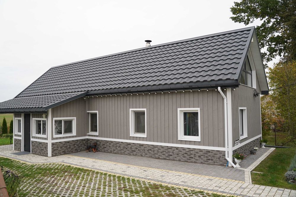 Фасадные панели Скандинавия под дерево. Гидроизоляция, теплоизоляция.