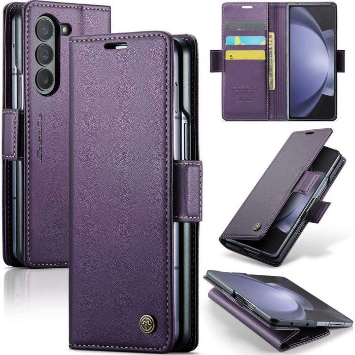 Husa premium business flip carte piele SAMSUNG Galaxy Z Fold6 Z Flip6