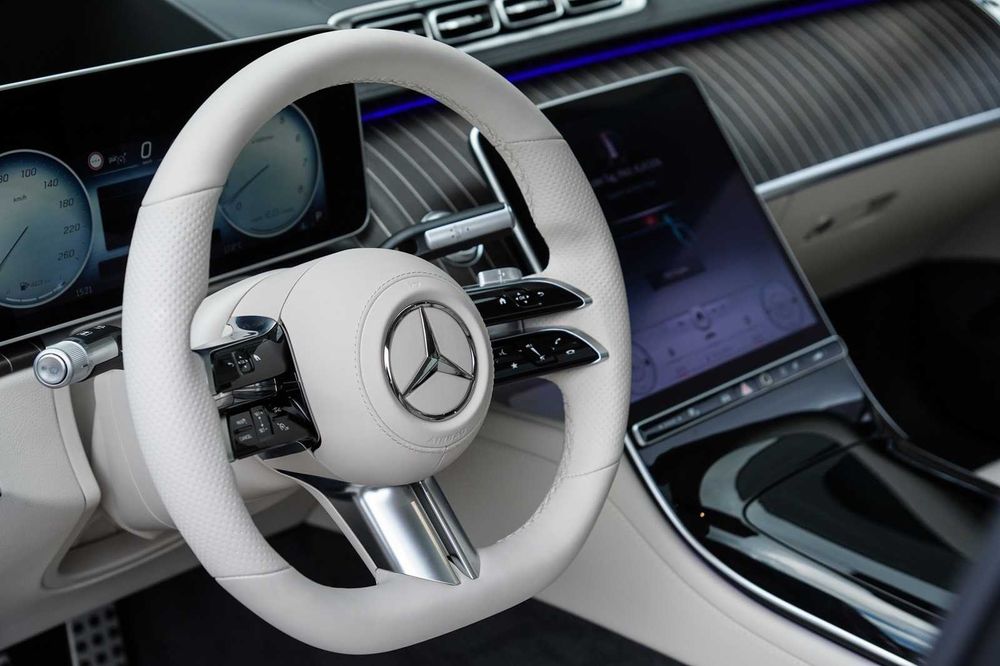 НОВ оригинален волан Mercedes AMG W223 W213 W206 W177 63  EQS СИВ 2023