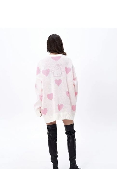 Вязаный свитер, размер оверсайз