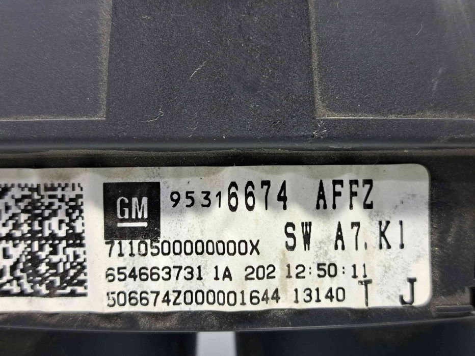 Ceas bord Opel Mokka [Fabr 2012-2019] 95316674